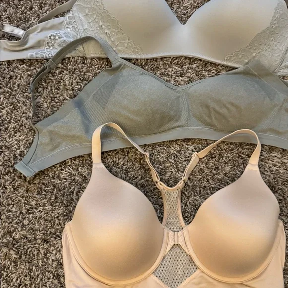 Bra Lot 6pc – Soma, Maidenform, Warners, Auden – 34B–38C Mixed Sizes - Picture 3 of 5